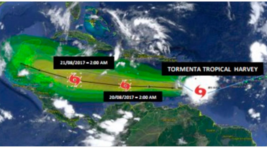 Tormenta Harvey podría tocar tierra en Texas como huracán de gran categoría