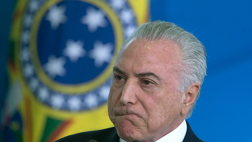 Temer afirmó tener la “fuerza necesaria” para resistir quienes desean paralizar Brasil