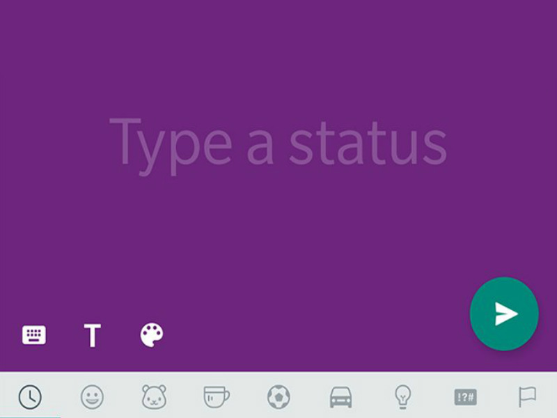 Los coloridos estados de Facebook llegan al WhatsApp