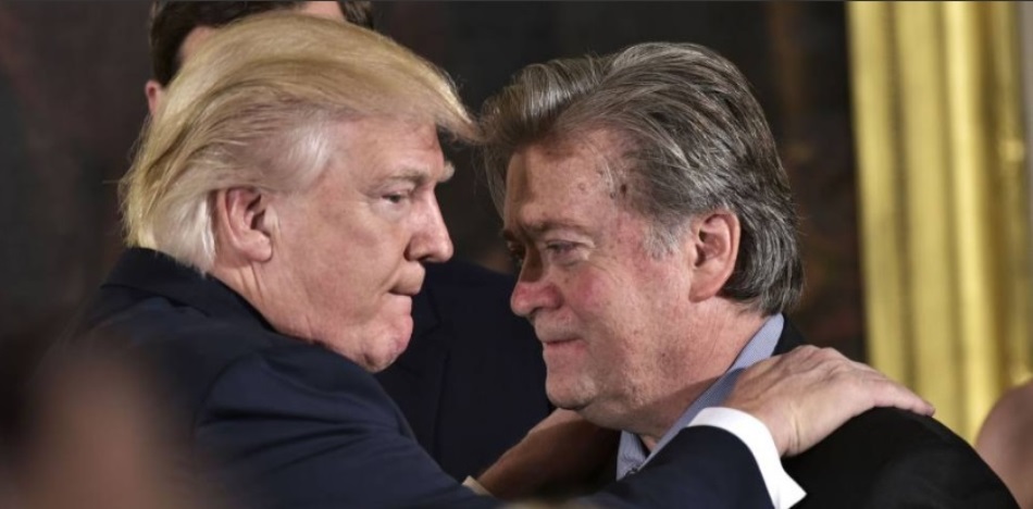Steve Bannon, principal estratega de Donald Trump abandona la Casa Blanca