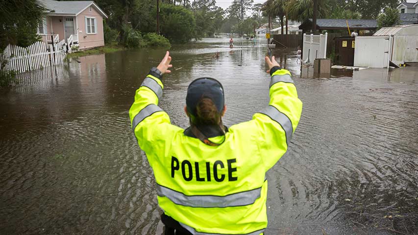 El estado de Georgia ya sufre los efectos de Irma con cortes de luz y vuelos cancelados
