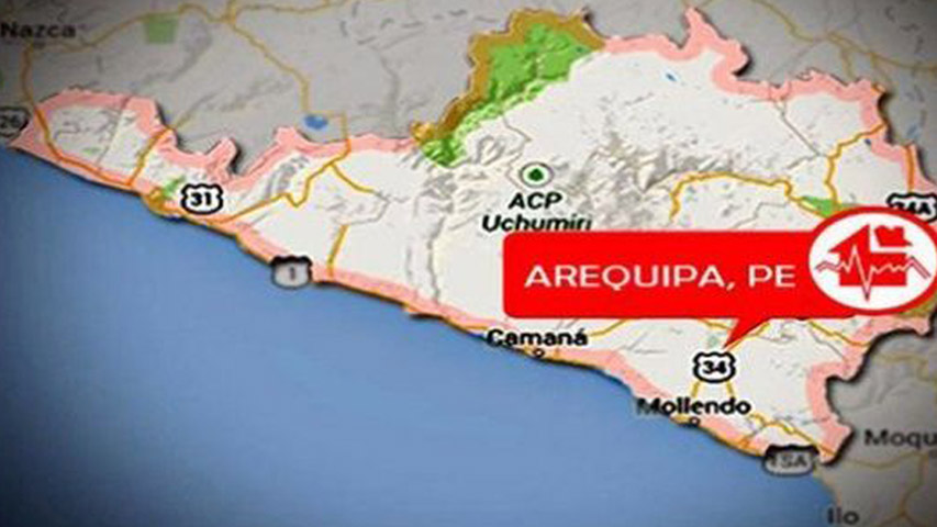 Dos sismos se registraron en al sur de Perú, sin reportar víctimas