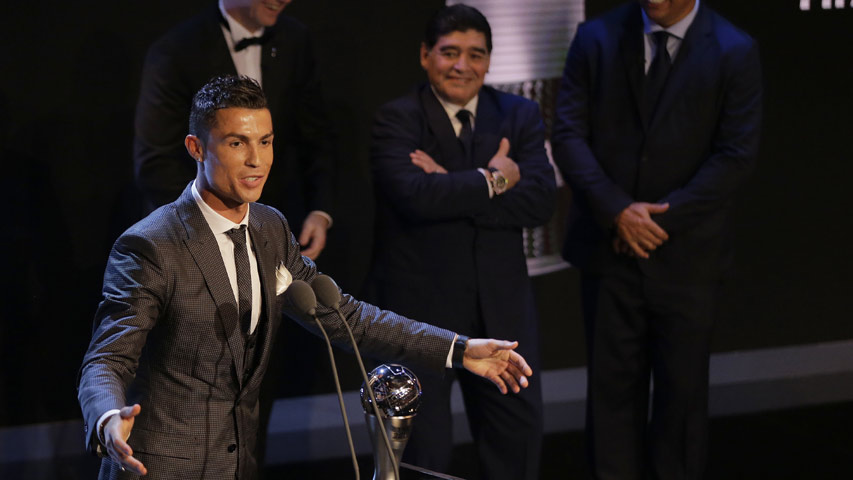 Cristiano conquistó por segundo año consecutivo el premio ‘The Best’