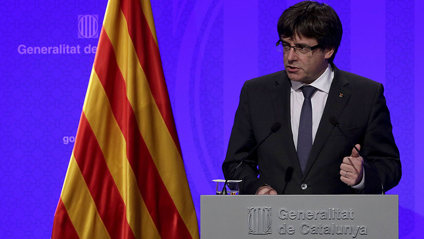 Puigdemont afirmó que si Gobierno impide diálogo se votará la independencia