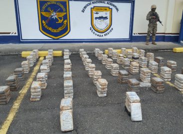 Incautaron 290 paquetes de cocaína en la Costa Arriba de Colón