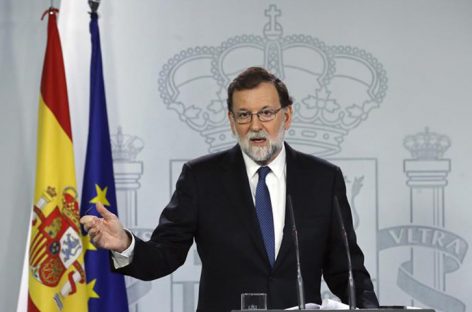 Rajoy: Medidas excepcionales son para recuperar legalidad en Cataluña