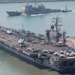 Corea del Norte alertó a la a ONU que portaviones estadounidenses alimentan tensiones