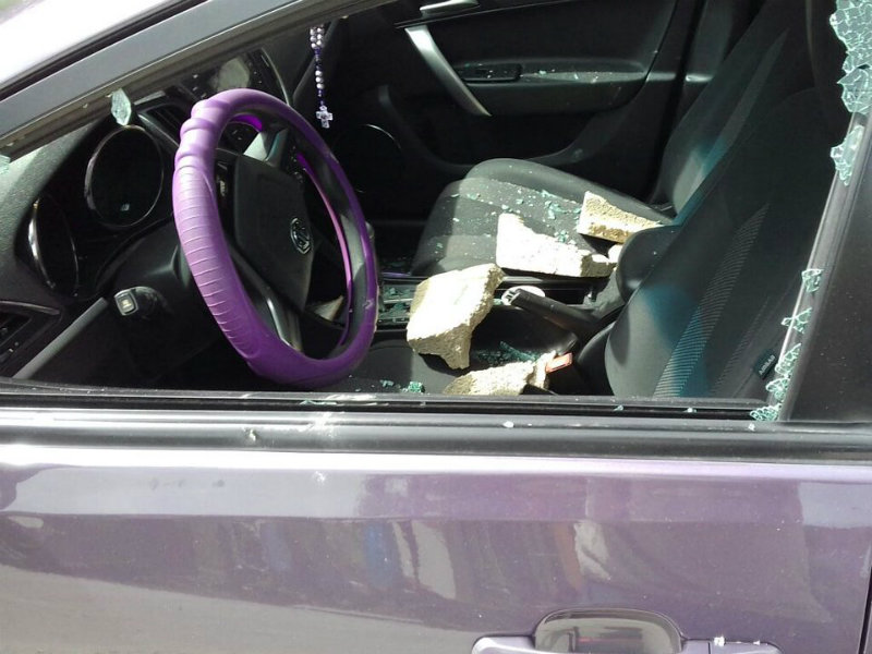 vehículo de una maestra