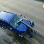 Vehículo colisionó contra puente vehicular de San Miguelito