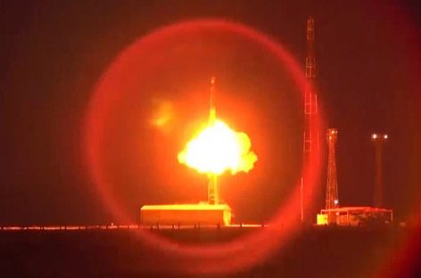 Rusia realizó prueba de lanzamiento de misil intercontinental