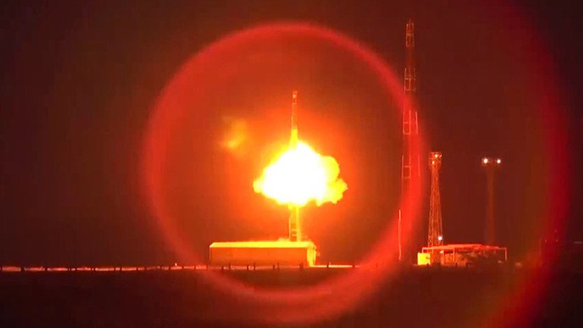 Rusia realizó prueba de lanzamiento de misil intercontinental