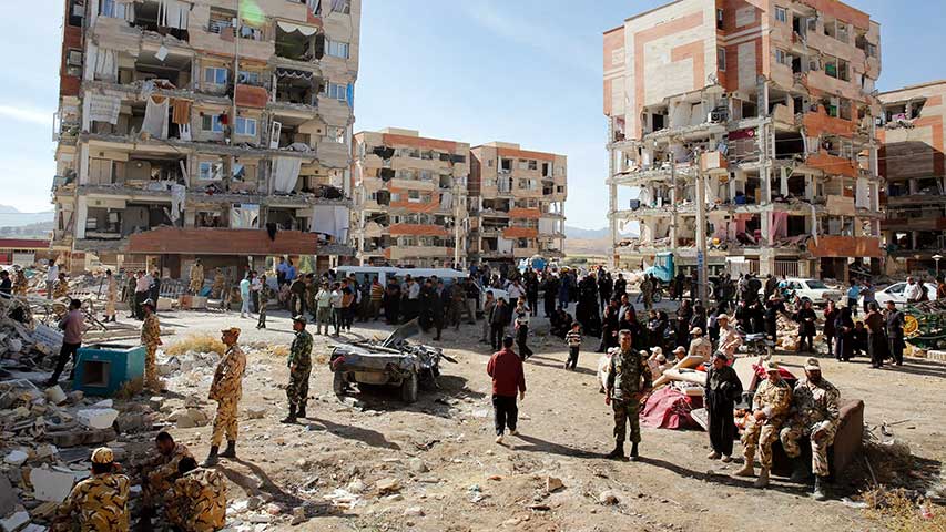 Cifra de heridos en Irán tras terromotos ascendió a más de 80
