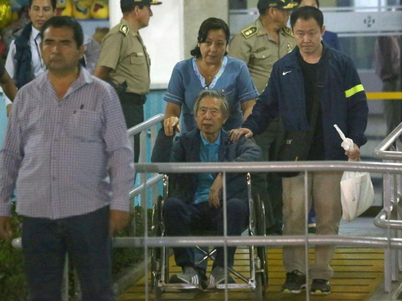 Fujimori salió de la clínica Centenario a 11 días de su indulto