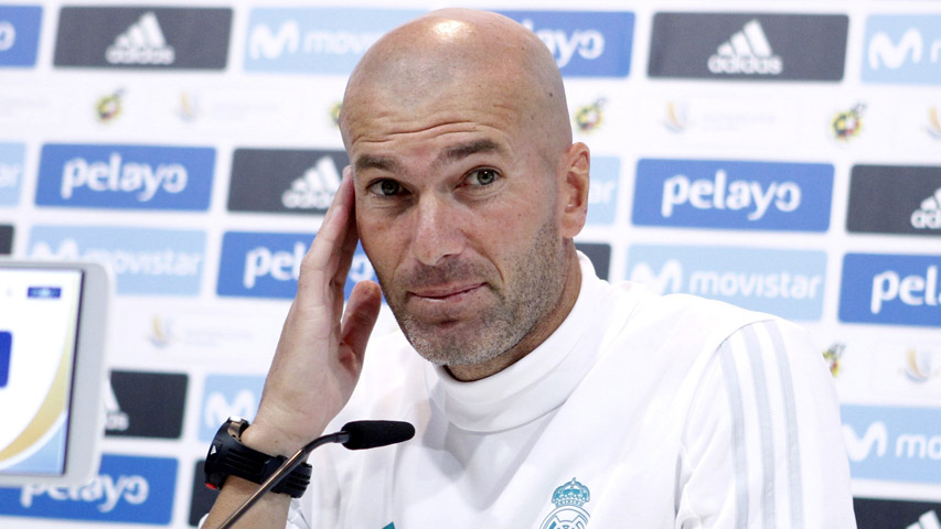 Zidane aseguró tener capacidad para reaccionar ante resultados adversos