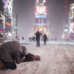 Fuerte nevada castigó a Nueva York