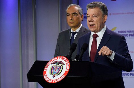 Santos ordenó al jefe negociador regresar a Quito para diálogo con el ELN
