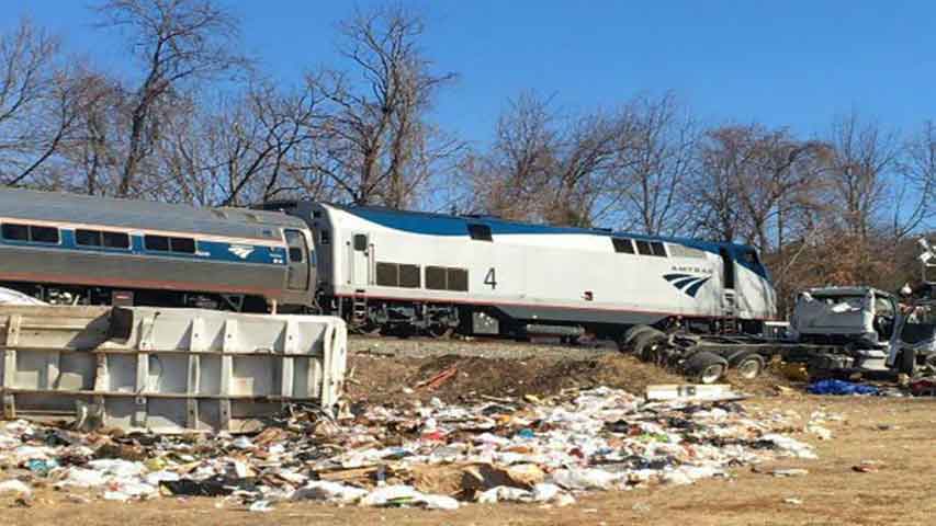 Tren con legisladores republicanos a bordo sufrió un accidente en Estados Unidos