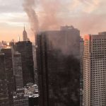 Incendio en el techo de la Torre Trump dejó un herido de gravedad