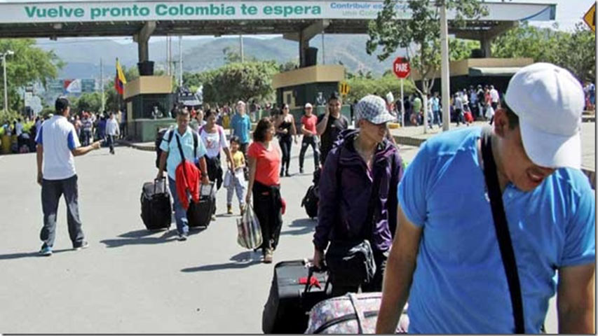 Paso de venezolanos a Colombia por mayores controles Disminuyó en 30%