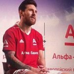 Messi se conviertió en la imagen del banco privado más grande de Rusia