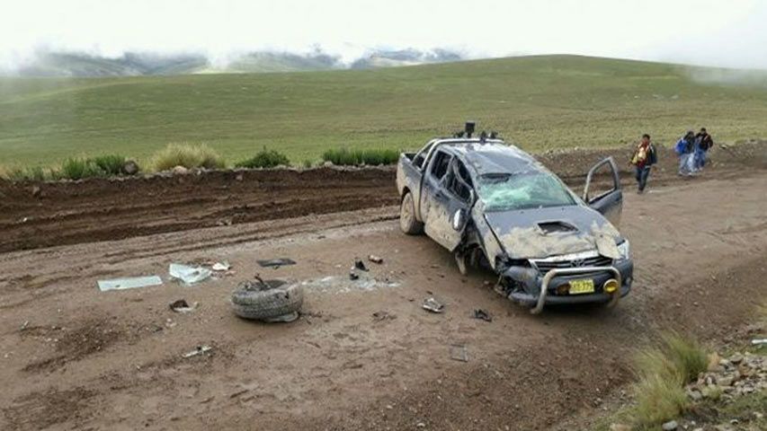 Un periodista murió y tres resultaron heridos en accidente en Perú