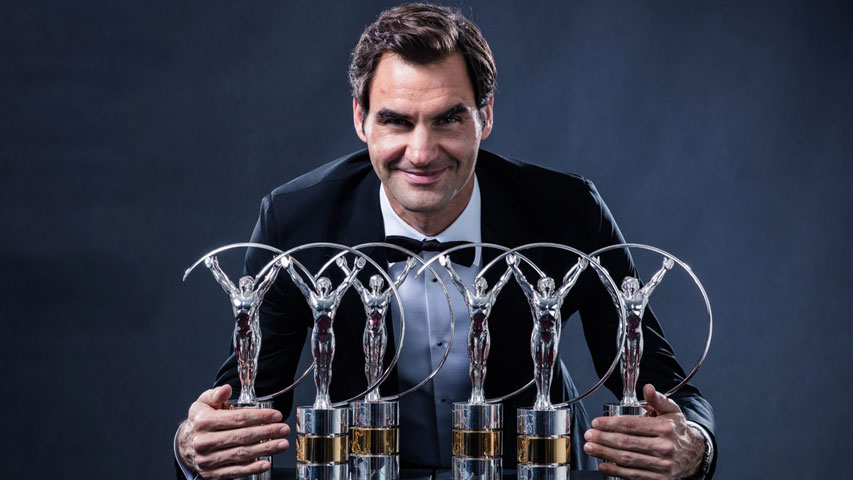 Roger Federer se llevó el premio al Mejor Deportista del Año