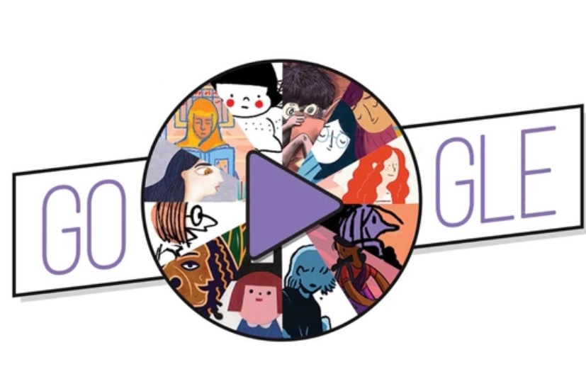 doodle por el Día de la Mujer