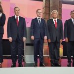Candidatos mexicanos discreparon sobre revocación de presidencia
