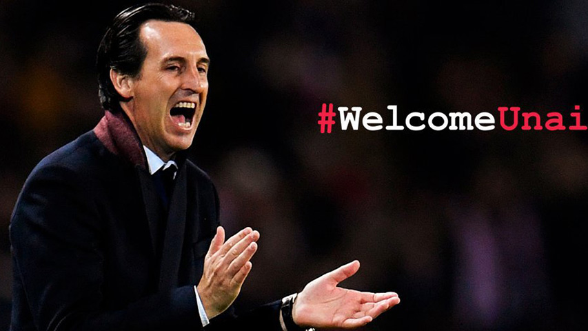 Unai Emery fue anunciado como nuevo entrenador del Arsenal