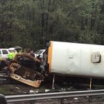 Al menos dos muertos y 45 heridos en accidente de bus escolar en Estados Unidos