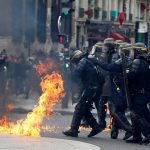 El Primero de Mayo terminó con disturbios en París