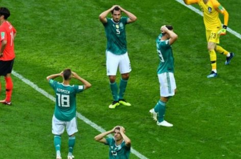 Alemania sufrió la maldición del campeón y es eliminada por primera vez en la ronda inicial
