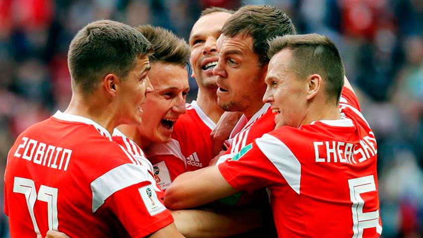 Cheryshev y Rusia golpean primero en el Mundial