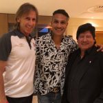 Paolo Guerrero llegó a la concentración de Perú y fue recibido por Gareca