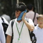 Ola de calor en Japón llevó a los termómetros a temperatura récord