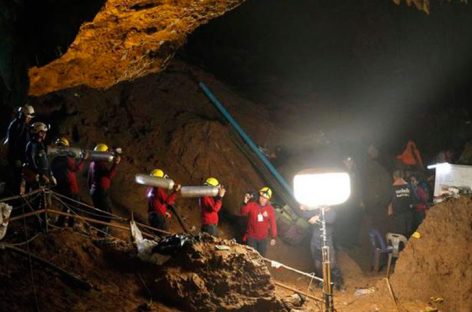Cuatro nuevos jóvenes fueron rescatados de la cueva de Tailandia