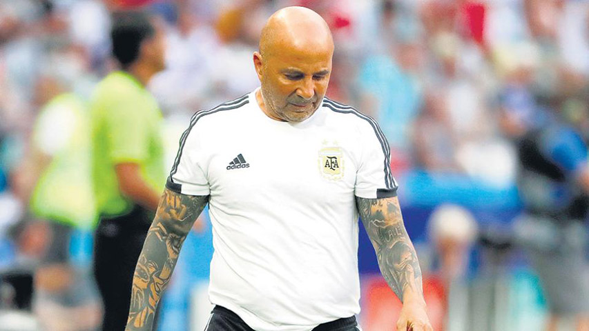 La AFA oficializó la salida de Jorge Sampaoli como DT de Argentina