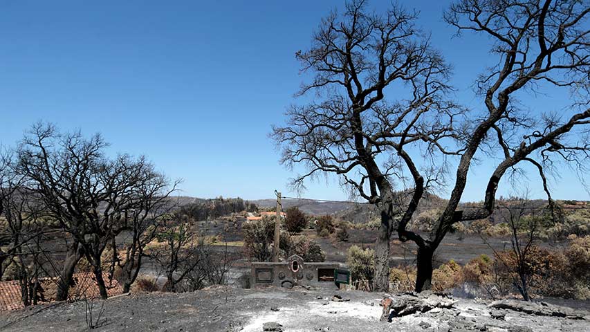 Incendio en el Algarve portugués fue controlado tras una semana