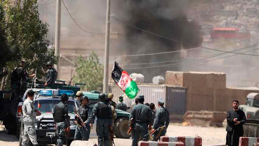 Varios insurgentes se atrincheraron cerca del Palacio Presidencial en Kabul