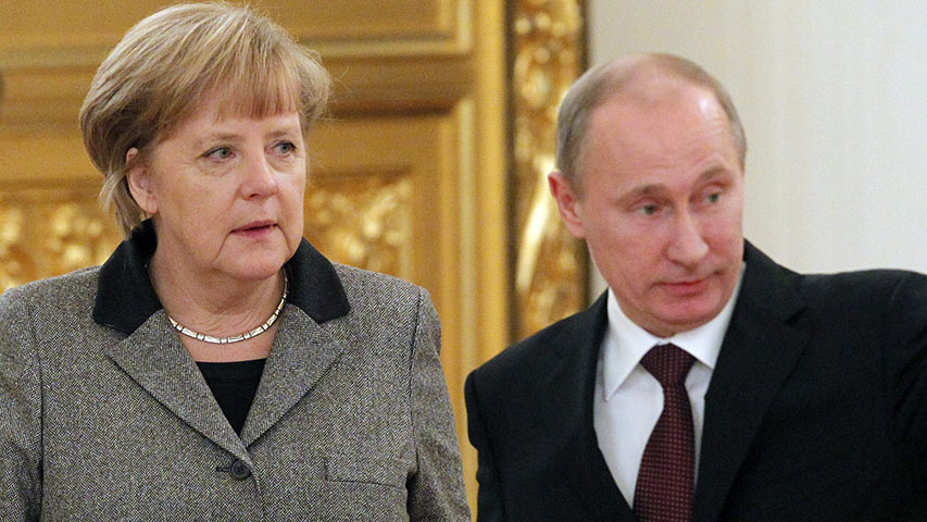 Merkel se reunirá con Putin el próximo sábado en las afueras de Berlín
