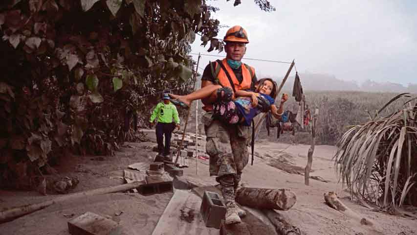 Erupción del volcán de Fuego en Guatemala ha dejado 169 muertos