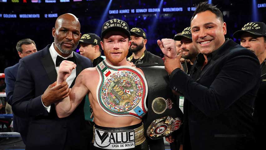 Revancha entre Canelo y Golovkin recaudó 125 millones
