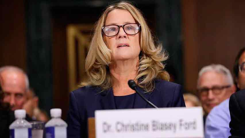Presunta víctima de Kavanaugh: “Estoy aquí porque es mi deber cívico”