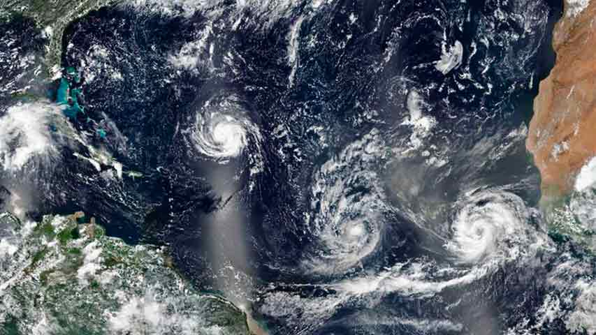 Vientos de Isaac comienzan a llegar a Antillas Menores
