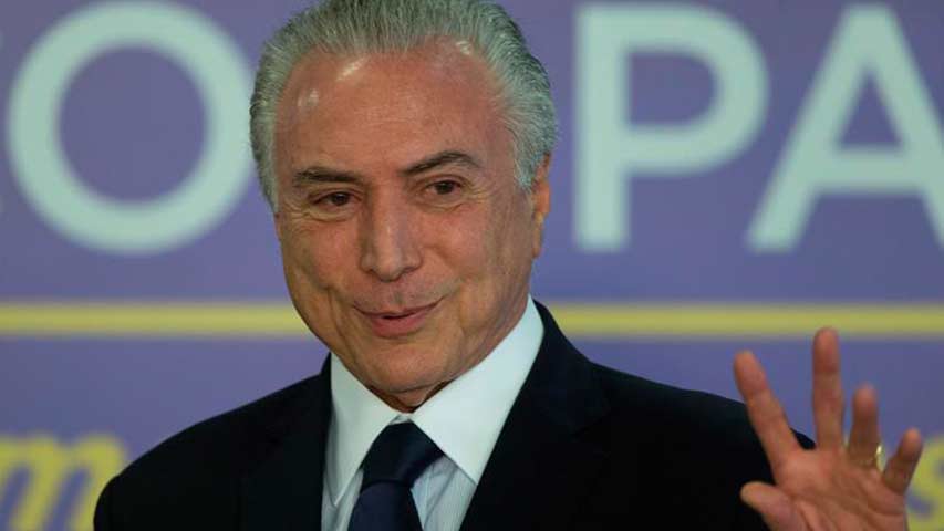 Michel Temer reiteró que Brasil seguirá siendo solidario con venezolanos