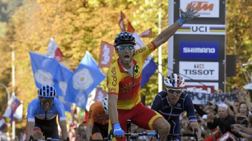 Valverde se proclamó campeón del mundo de ciclismo