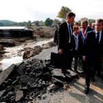 Macron anunció 80 millones de euros de ayuda por inundaciones
