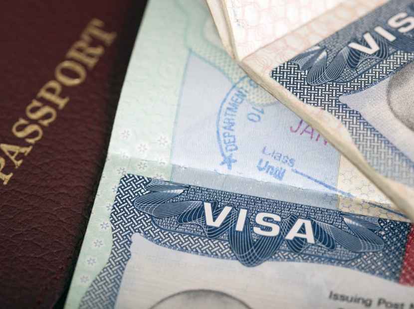 visas estampadas