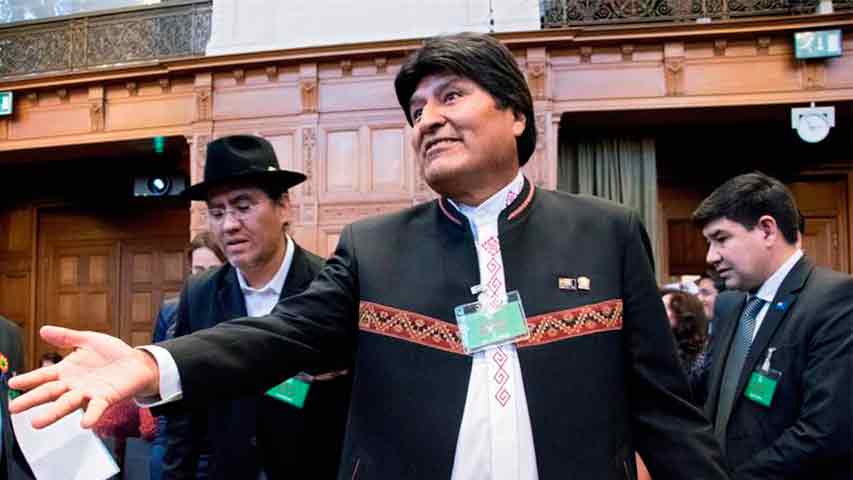 Evo Morales tras decisión de la CIJ: “Bolivia nunca va a renunciar”