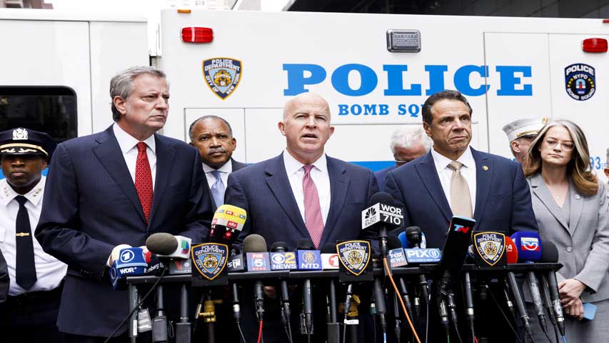 Autoridades de NY descartaron armas biológicas por paquetes